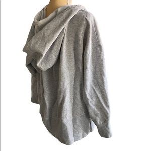 Cozy zip-up sweatshirt - Grey - 1xl